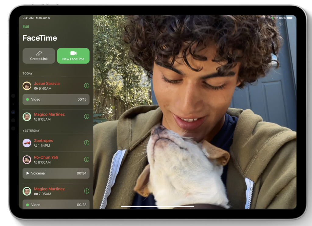 An image on techbydavey.com about recording video message for missed FaceTime calls on iPadOS 17
